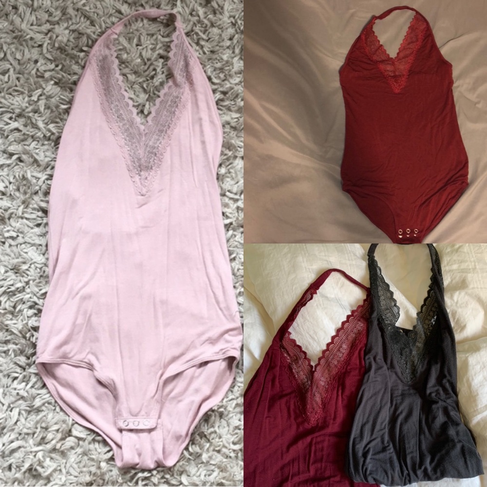 THREE American Eagle body suit (bundle)